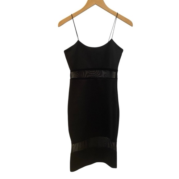 L’atiste By Amy Womens Black Sheer Panel Bodycon Dress - Picture 3 of 8